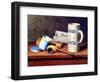 The Blue Tobacco Box, 1878-William Michael Harnett-Framed Giclee Print