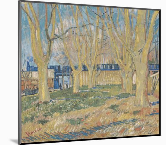 The Blue Train, 1888-Vincent van Gogh-Mounted Giclee Print