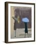 The Blue Umbrella, 2017-Michael G. Clark-Framed Giclee Print