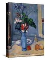 The Blue Vase, 1885-87-Paul Cézanne-Stretched Canvas