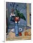 The Blue Vase, 1885-87-Paul Cézanne-Framed Giclee Print