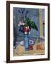 The Blue Vase, 1885-87-Paul Cézanne-Framed Giclee Print