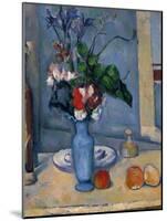 The Blue Vase, 1885-87-Paul Cézanne-Mounted Giclee Print