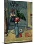 The Blue Vase, 1889-90-Paul Cézanne-Mounted Giclee Print