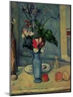The Blue Vase, 1889-90-Paul Cézanne-Mounted Giclee Print