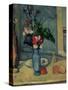 The Blue Vase, 1889-90-Paul Cézanne-Stretched Canvas