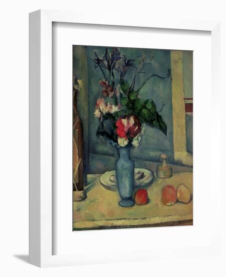 The Blue Vase, 1889-90-Paul Cézanne-Framed Giclee Print