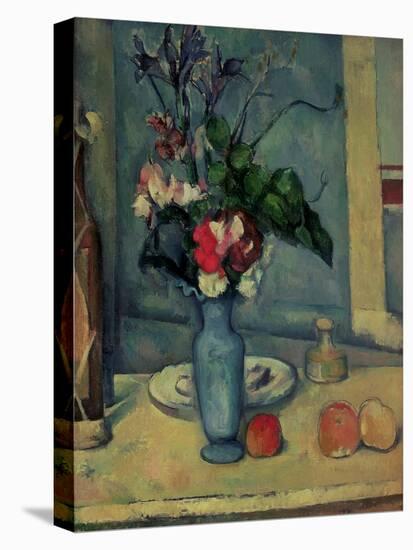 The Blue Vase, 1889-90-Paul Cézanne-Stretched Canvas