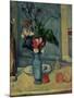 The Blue Vase, 1889-90-Paul Cézanne-Mounted Giclee Print