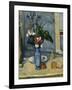 The Blue Vase, c.1885-Paul Cézanne-Framed Giclee Print