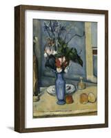 The Blue Vase, c.1885-Paul Cézanne-Framed Giclee Print