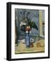 The Blue Vase, c.1885-Paul Cézanne-Framed Giclee Print