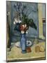 The Blue Vase, c.1885-Paul Cézanne-Mounted Giclee Print