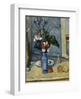 The Blue Vase, c.1885-Paul Cézanne-Framed Giclee Print