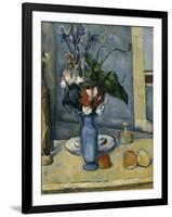 The Blue Vase, c.1885-Paul Cézanne-Framed Giclee Print
