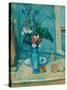 The Blue Vase (Le Vase Ble)-Paul Cézanne-Stretched Canvas