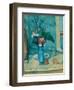 The Blue Vase (Le Vase Ble)-Paul Cézanne-Framed Premium Giclee Print