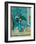 The Blue Vase (Le Vase Ble)-Paul Cézanne-Framed Premium Giclee Print