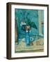 The Blue Vase (Le Vase Ble)-Paul Cézanne-Framed Giclee Print