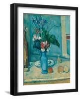 The Blue Vase (Le Vase Ble)-Paul Cézanne-Framed Giclee Print