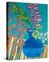 The Blue Vase-Hedy Klineman-Stretched Canvas