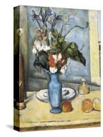 The Blue Vase-Paul Cézanne-Stretched Canvas