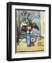 The Blue Vase-Paul Cézanne-Framed Art Print