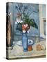 The Blue Vase-Paul Cézanne-Stretched Canvas