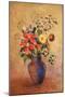 The Blue Vase-Odilon Redon-Mounted Giclee Print