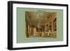 The Blue Velvet Room, Carlton House-C. Wild-Framed Premium Giclee Print