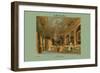 The Blue Velvet Room, Carlton House-C. Wild-Framed Art Print