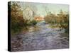 The Blue Water-Thaulow-Stretched Canvas