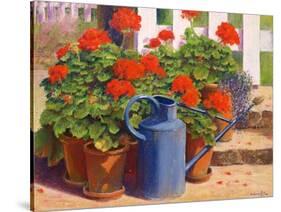 The Blue Watering Can, 1995-Anthony Rule-Stretched Canvas