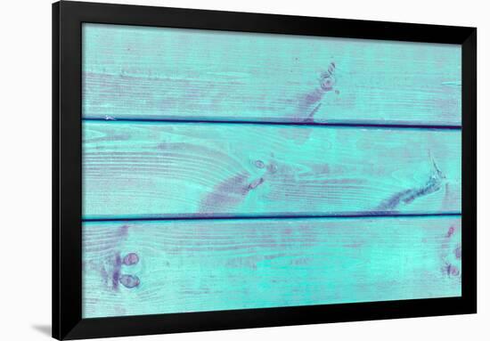 The Blue Wood Texture with Natural Patterns-Madredus-Framed Photographic Print