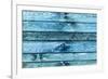 The Blue Wood Texture with Natural Patterns-Madredus-Framed Photographic Print