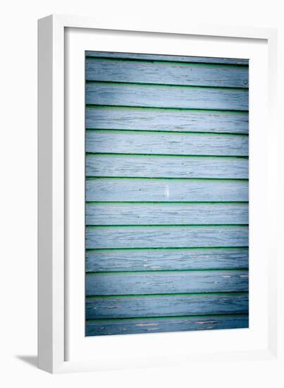 The Blue Wood Texture with Natural Patterns-Madredus-Framed Photographic Print