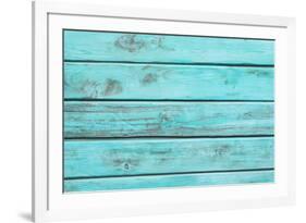 The Blue Wood Texture with Natural Patterns-Madredus-Framed Photographic Print