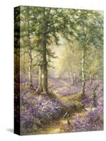 The Bluebell Wood-Alfred Fontville de Breanski-Stretched Canvas