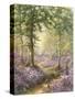 The Bluebell Wood-Alfred Fontville de Breanski-Stretched Canvas