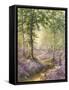 The Bluebell Wood-Alfred Fontville de Breanski-Framed Stretched Canvas