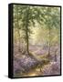 The Bluebell Wood-Alfred Fontville de Breanski-Framed Stretched Canvas