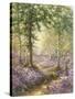 The Bluebell Wood-Alfred Fontville de Breanski-Stretched Canvas