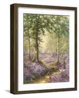 The Bluebell Wood-Alfred Fontville de Breanski-Framed Giclee Print