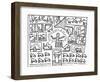 The Blueprint Drawings, 1990-Keith Haring-Framed Giclee Print