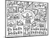The Blueprint Drawings, 1990-Keith Haring-Mounted Giclee Print