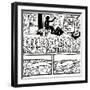 The Blueprint Drawings, 1990-Keith Haring-Framed Giclee Print