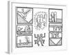 The Blueprint Drawings, 1990-Keith Haring-Framed Giclee Print