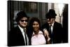 THE BLUES BROTHERS, 1980 directed by JOHN LANDIS Aretha Franklin between John Belushi and Dan Aykro-null-Stretched Canvas