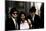 THE BLUES BROTHERS, 1980 directed by JOHN LANDIS Aretha Franklin between John Belushi and Dan Aykro-null-Mounted Photo