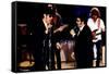 THE BLUES BROTHERS, 1980 directed by JOHN LANDIS Dan Aykroyd and John Belushi (photo)-null-Framed Stretched Canvas